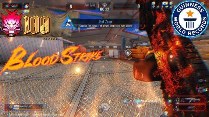 Blood Strike operators fighting inside a designated Hot Zone capture objective