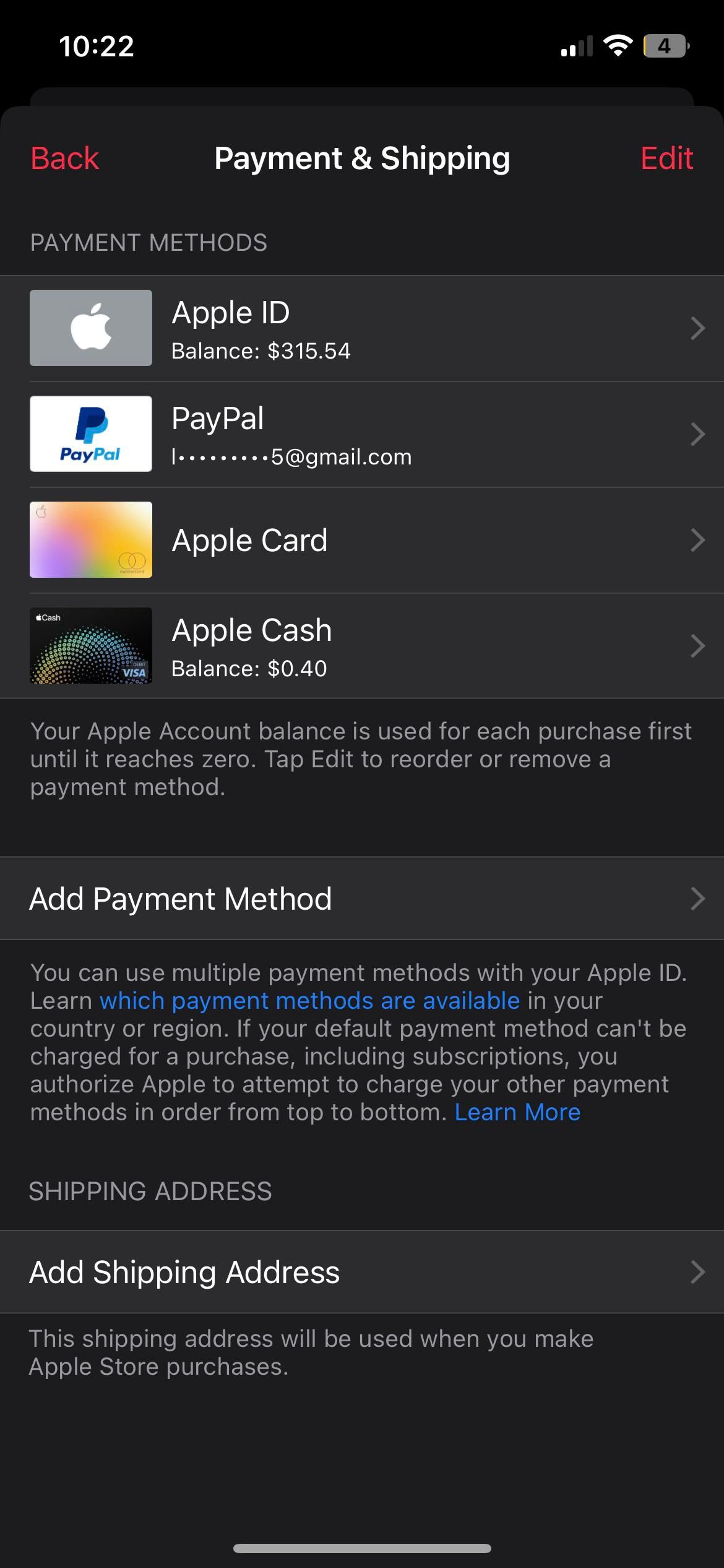 Taiwan App Store account payment screen showing Apple ID balance