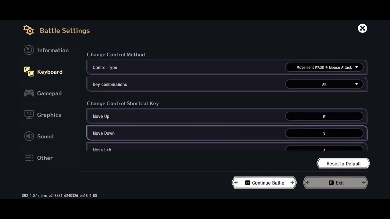 Tela de configurações de conta de Astra Knights of Veda exibindo o código de conta único e opções de vínculo