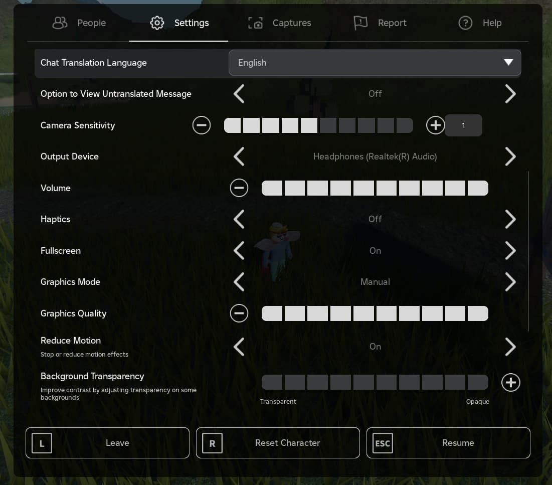 Mobile game settings interface displaying sensitivity sliders and button placement