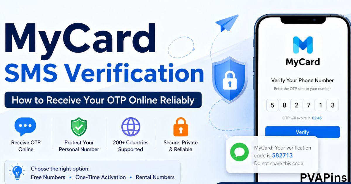 حقل إدخال رمز الدولة وتوثيق رقم الهاتف في MyCard