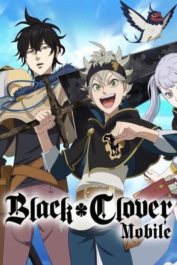 The Black Clover M summon banner where Black Crystals get spent on Advanced Summons