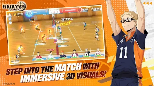 So änderst du die Steuerungseinstellungen in Haikyu Fly High auf dem Smartphone