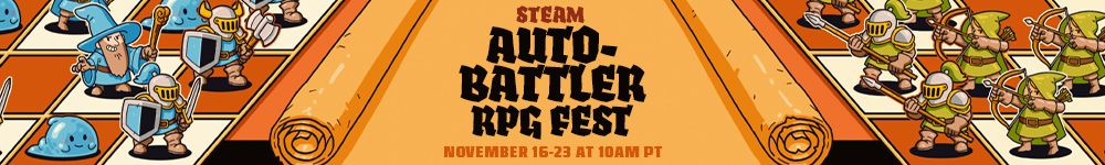 Steam Auto-Battler RPG Fest event banner