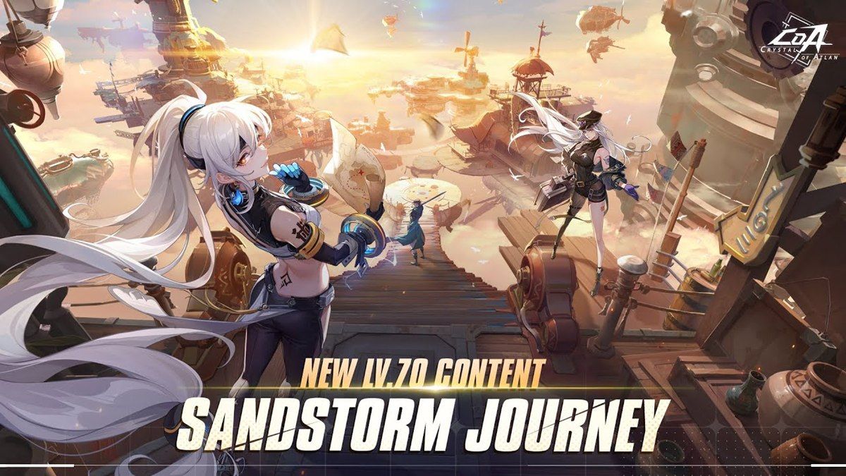 Floating Settlement area introduced in the Crystal of Atlan Sandstorm Journey update