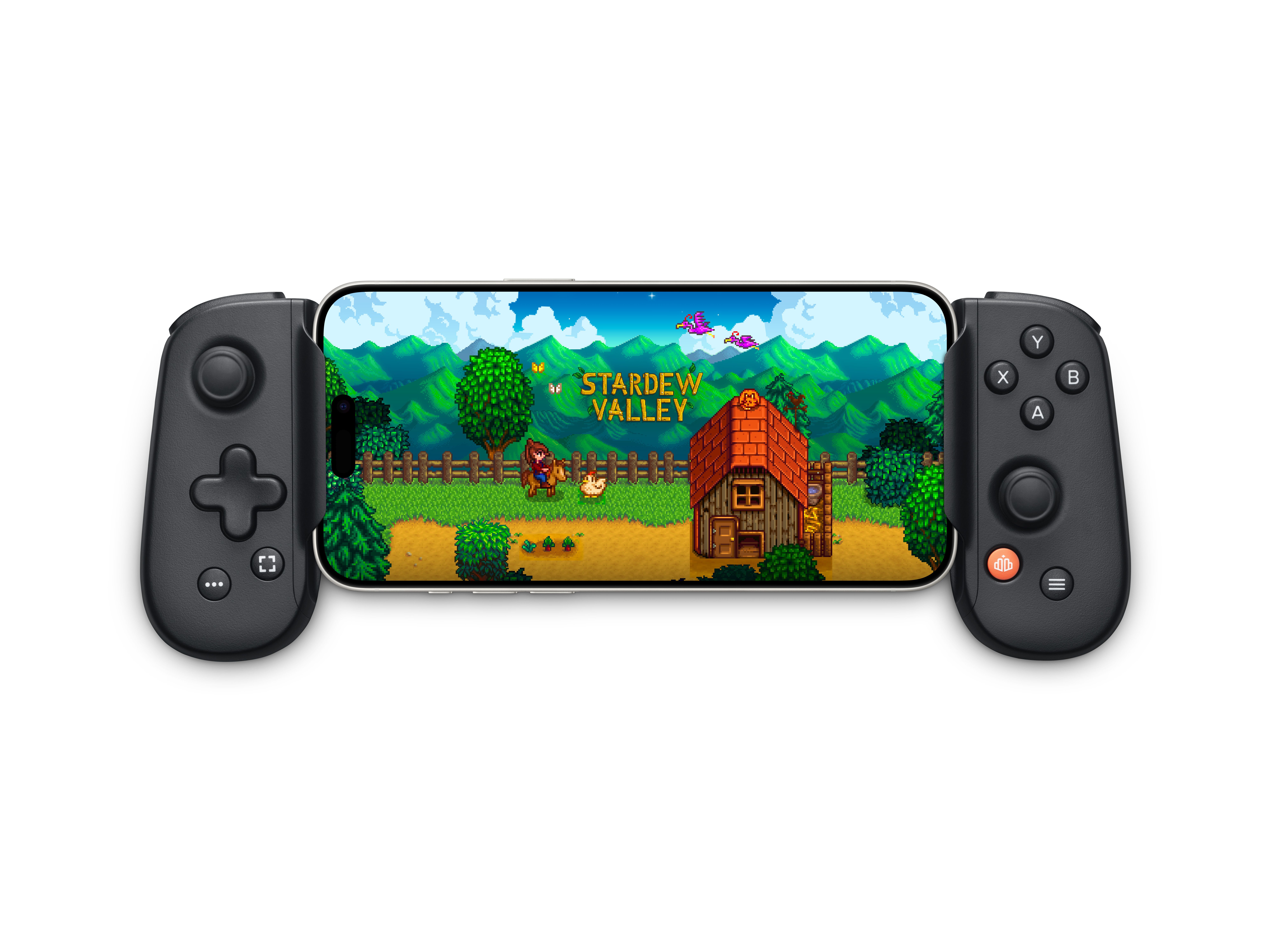 아이폰에 장착된 직접 USB-C 모바일 게임 컨트롤러