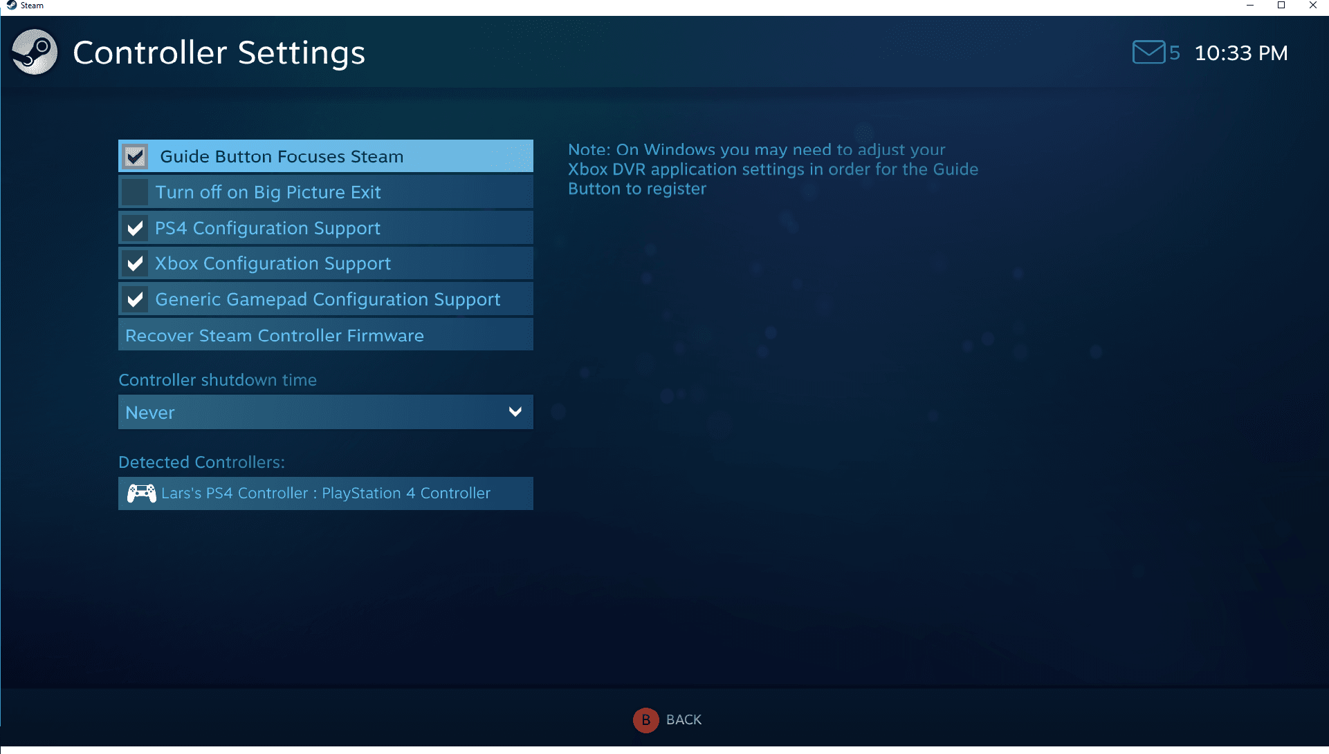 如何在 Steam 上更改手柄控制器设置