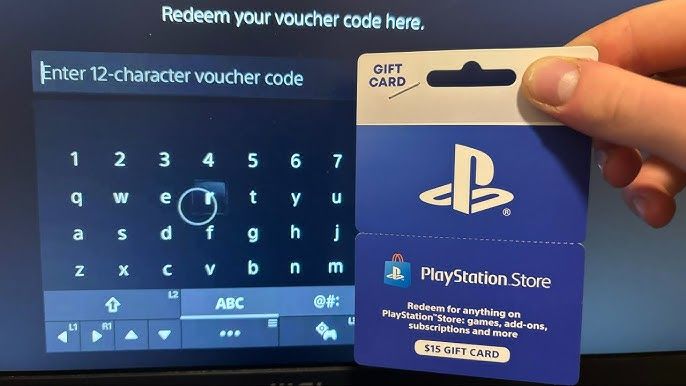 영국 PSN 계정에서 플레이스테이션 기프트 카드를 등록하는 방법