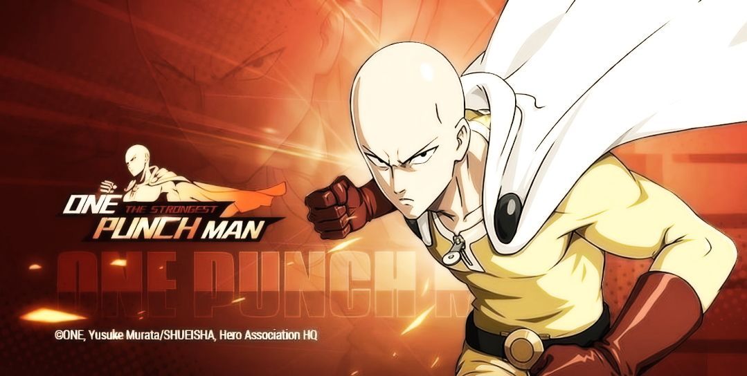 Official Saitama key art from One Punch Man: The Strongest
