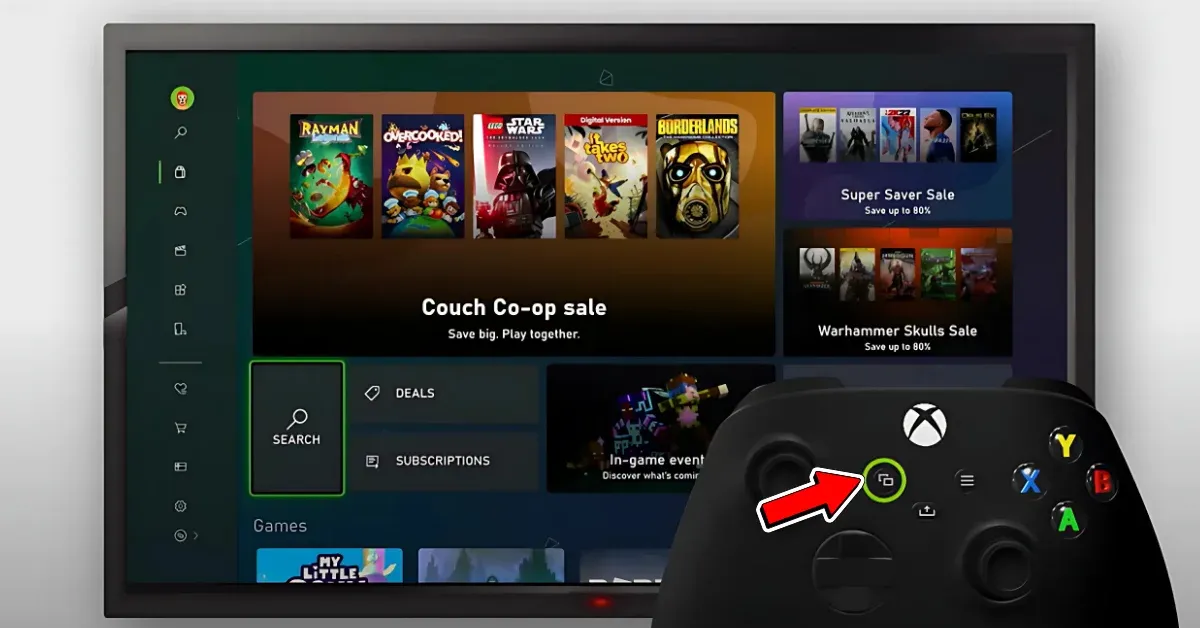 Microsoft Store left sidebar menu highlighting the Redeem button on Xbox Series X