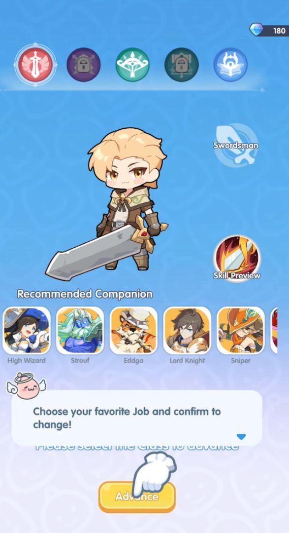 Ragnarok Crush 對齊金幣後的戰鬥增益選擇畫面