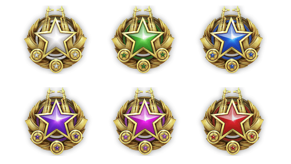 Niveles de la medalla de servicio de Counter-Strike 2 de 2026 mostrados en el perfil del jugador