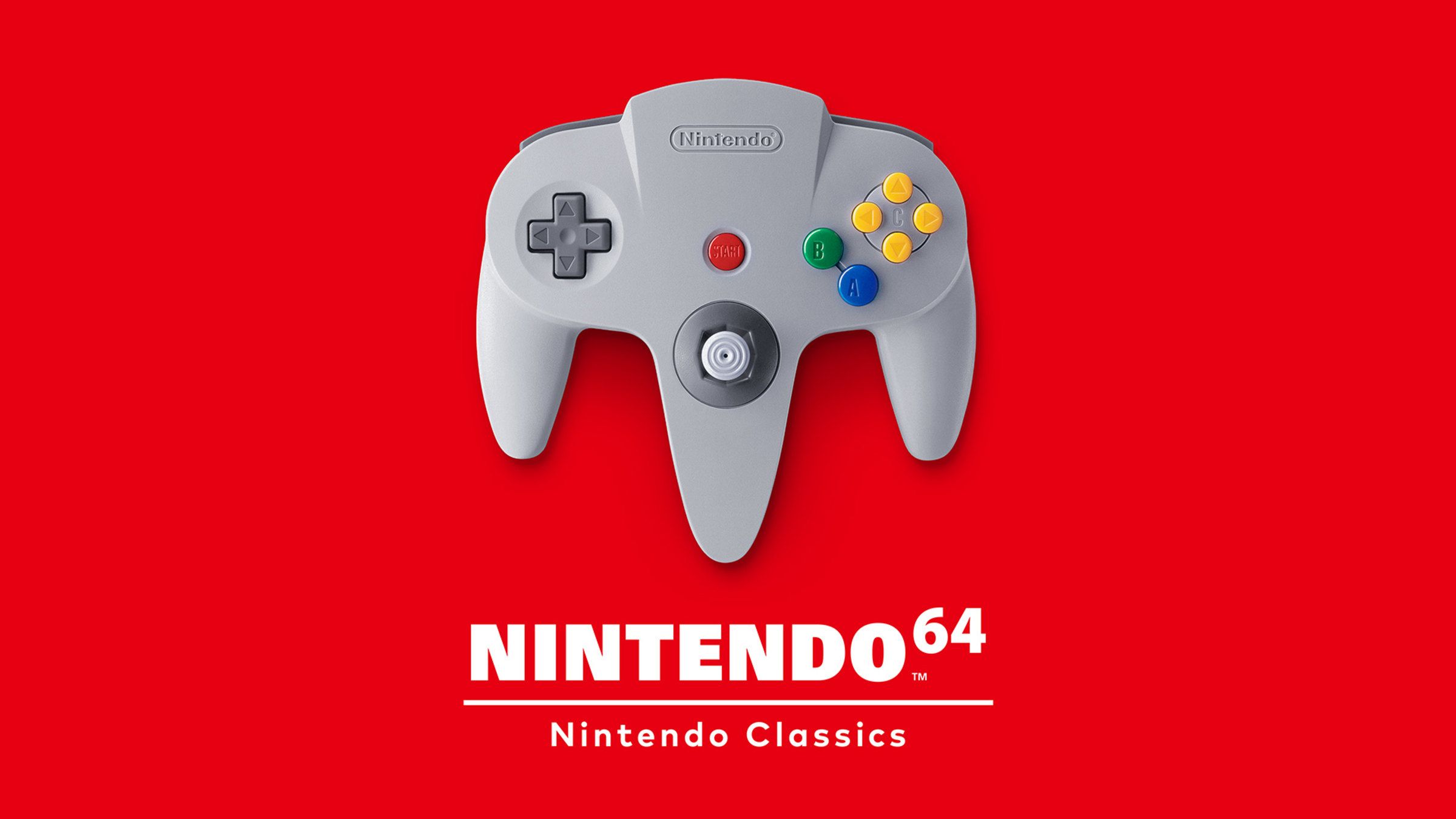 Nintendo Switch 屏幕显示的 Nintendo 64 怀旧经典游戏选择界面