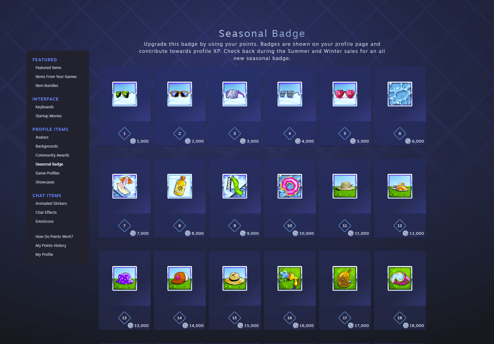 Steam storefront seasonal sale discount badges