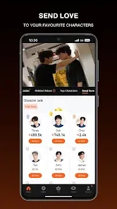 Interface stable de WeTV diffusant le catalogue de vidéos
