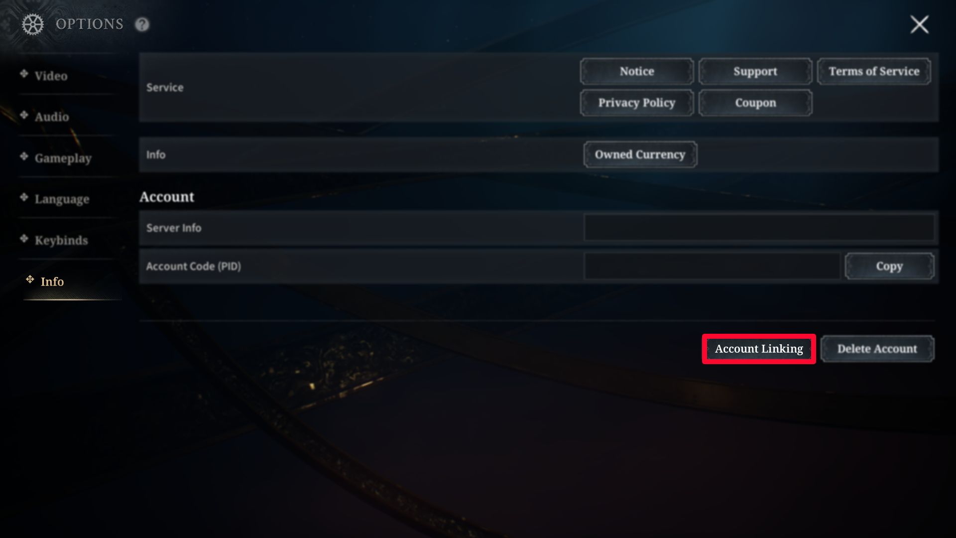 Verbindungsseite der Streaming-Plattform zur Verknüpfung des Kontos mit Steam für Drops